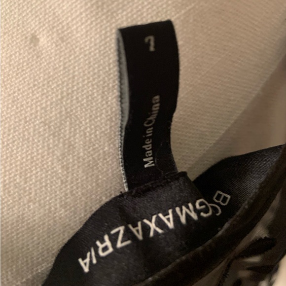 BCBGMAXAZRIA Polka Dot Puff-Sleeve Sheer Top - Picture 5 of 6